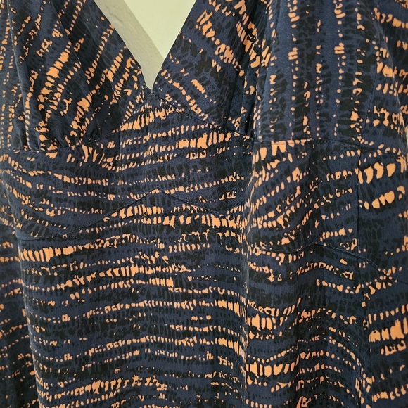 BCBGeneration long black &  orange dress size small - Picture 2 of 5